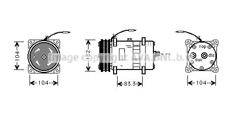 AVA QUALITY COOLING Kompressori, ilmastointilaite UVAK039